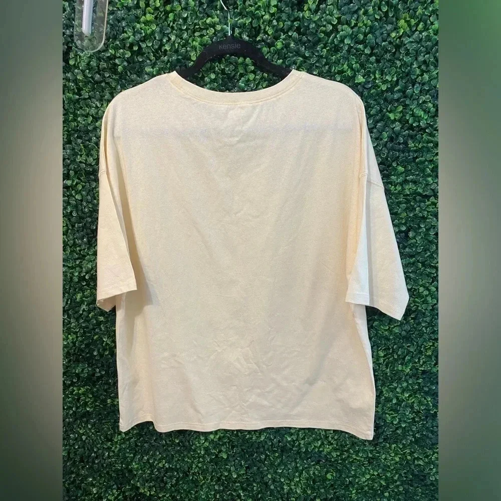 Peach Love - All Over Sequin Star Top - Size Small NEW - Picture 6 of 8